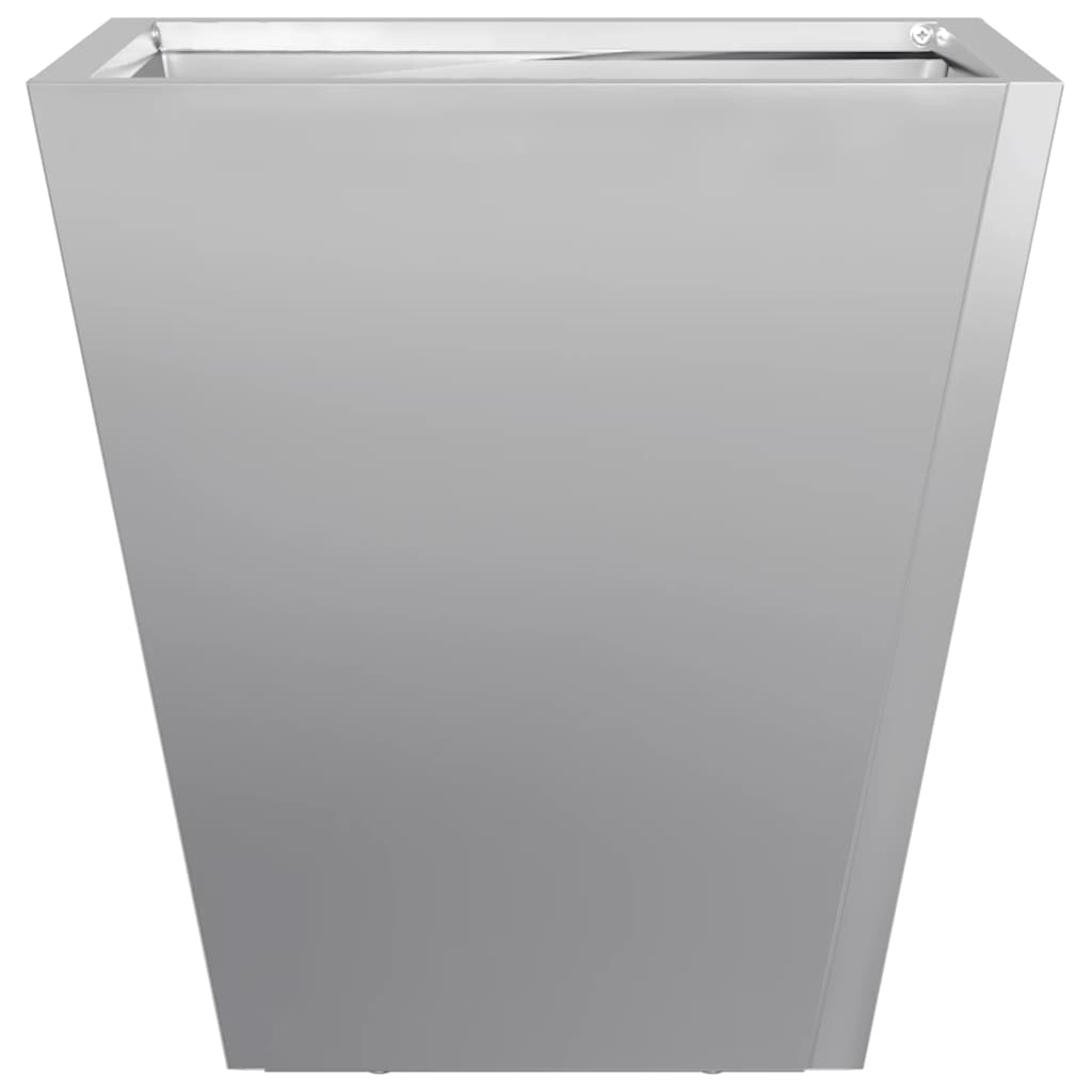 Garden Planters 40x40x40 cm 2 pcs Galvanised Steel