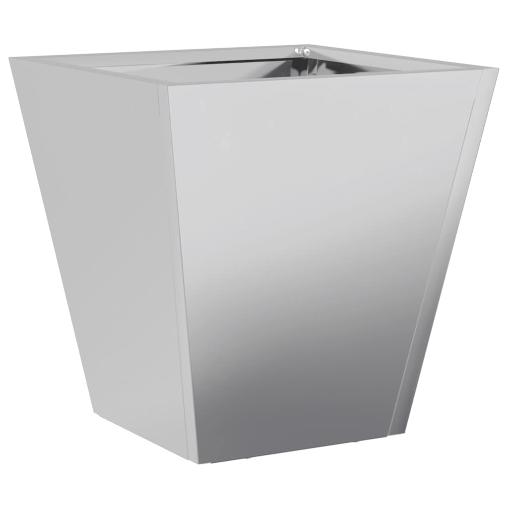 Garden Planters 40x40x40 cm 2 pcs Galvanised Steel