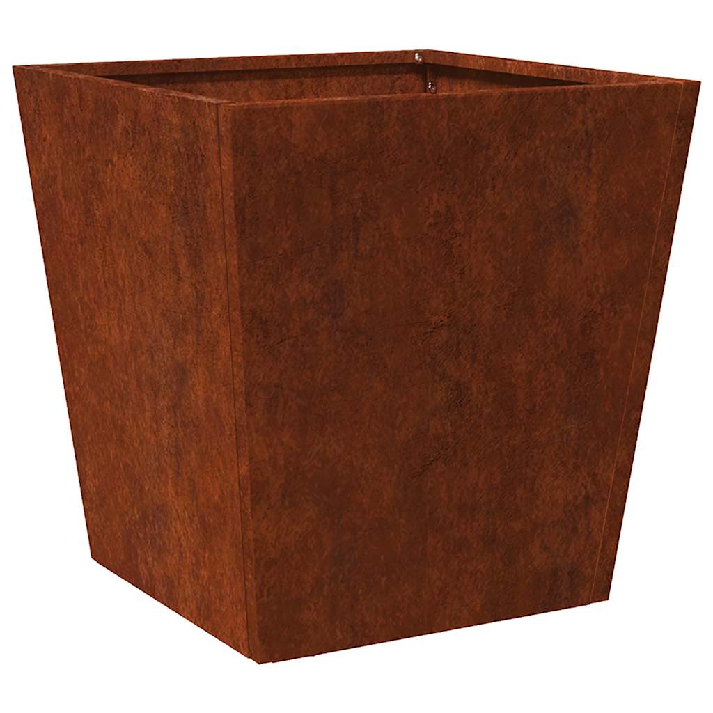 Garden Planter 40x40x40 cm Weathering Steel