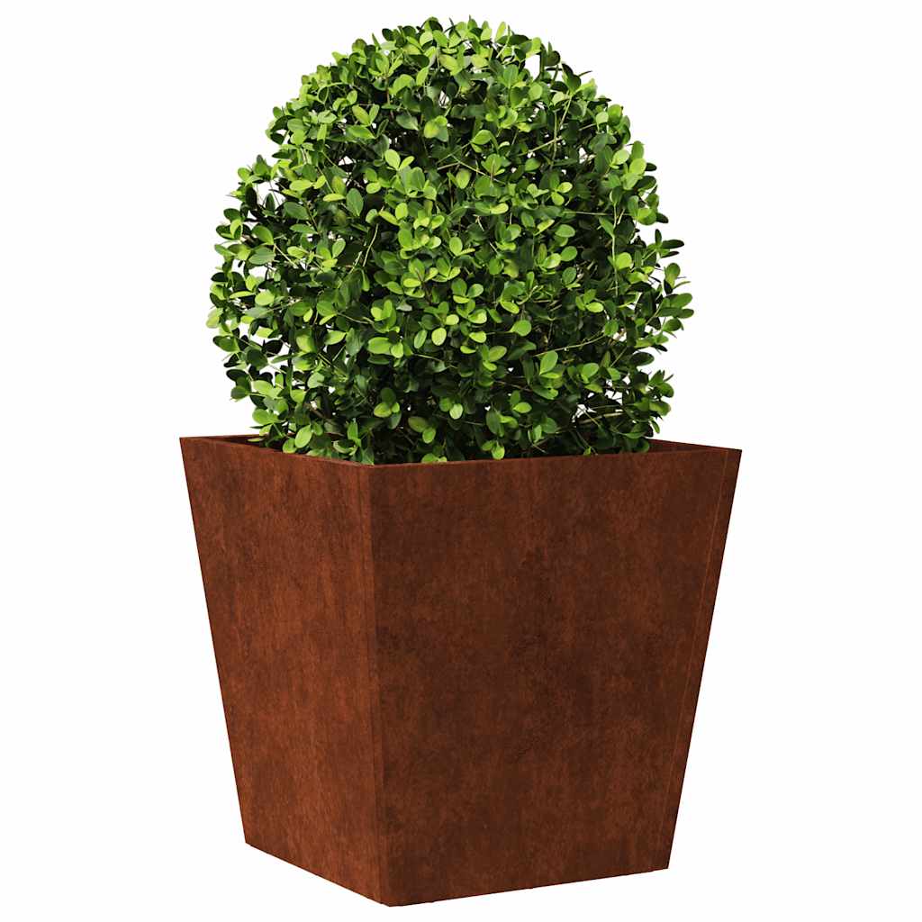 Garden Planter 40x40x40 cm Weathering Steel