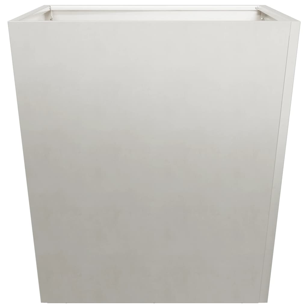 Garden Planters 50x50x50 cm 2 pcs Stainless Steel
