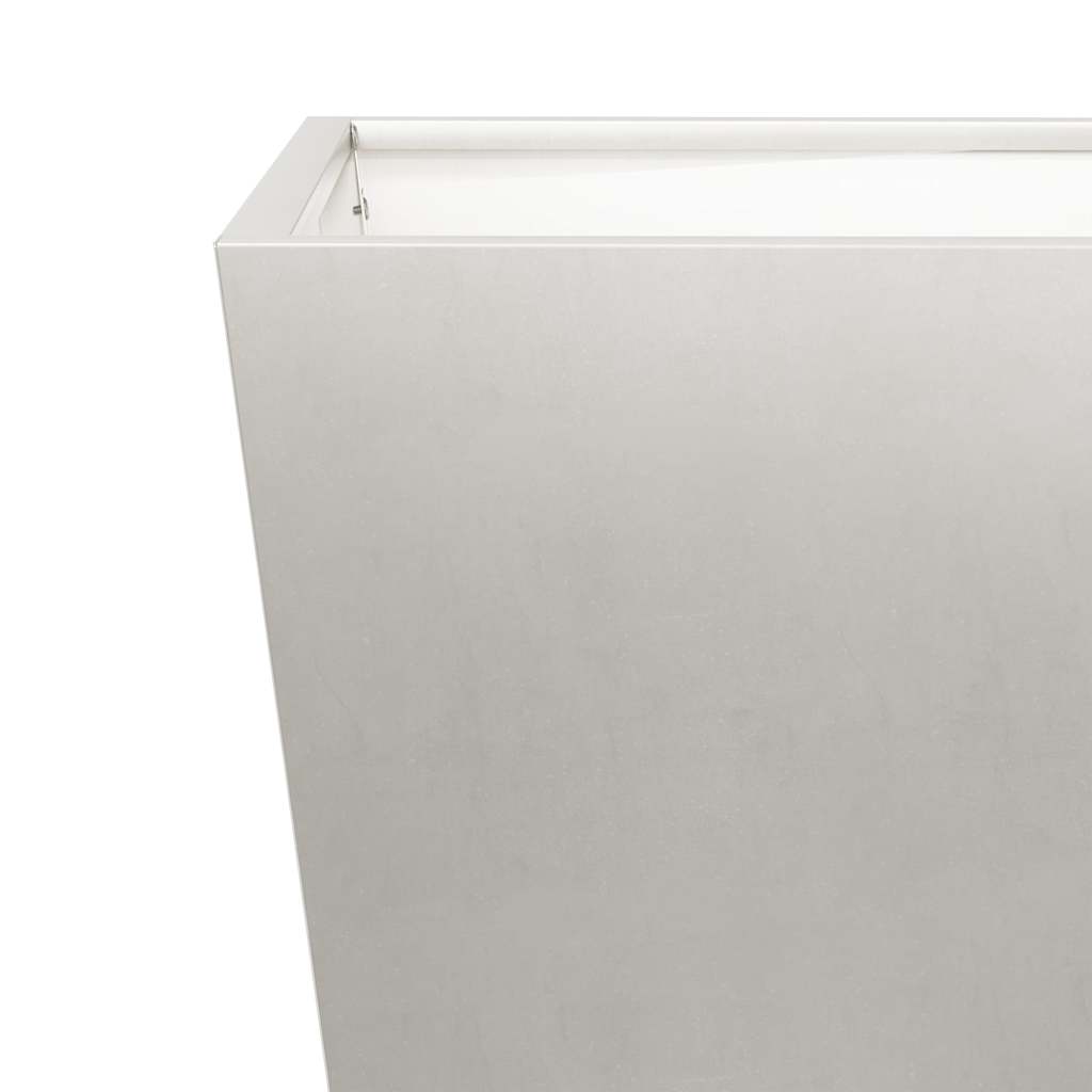 Garden Planters 50x50x50 cm 2 pcs Stainless Steel