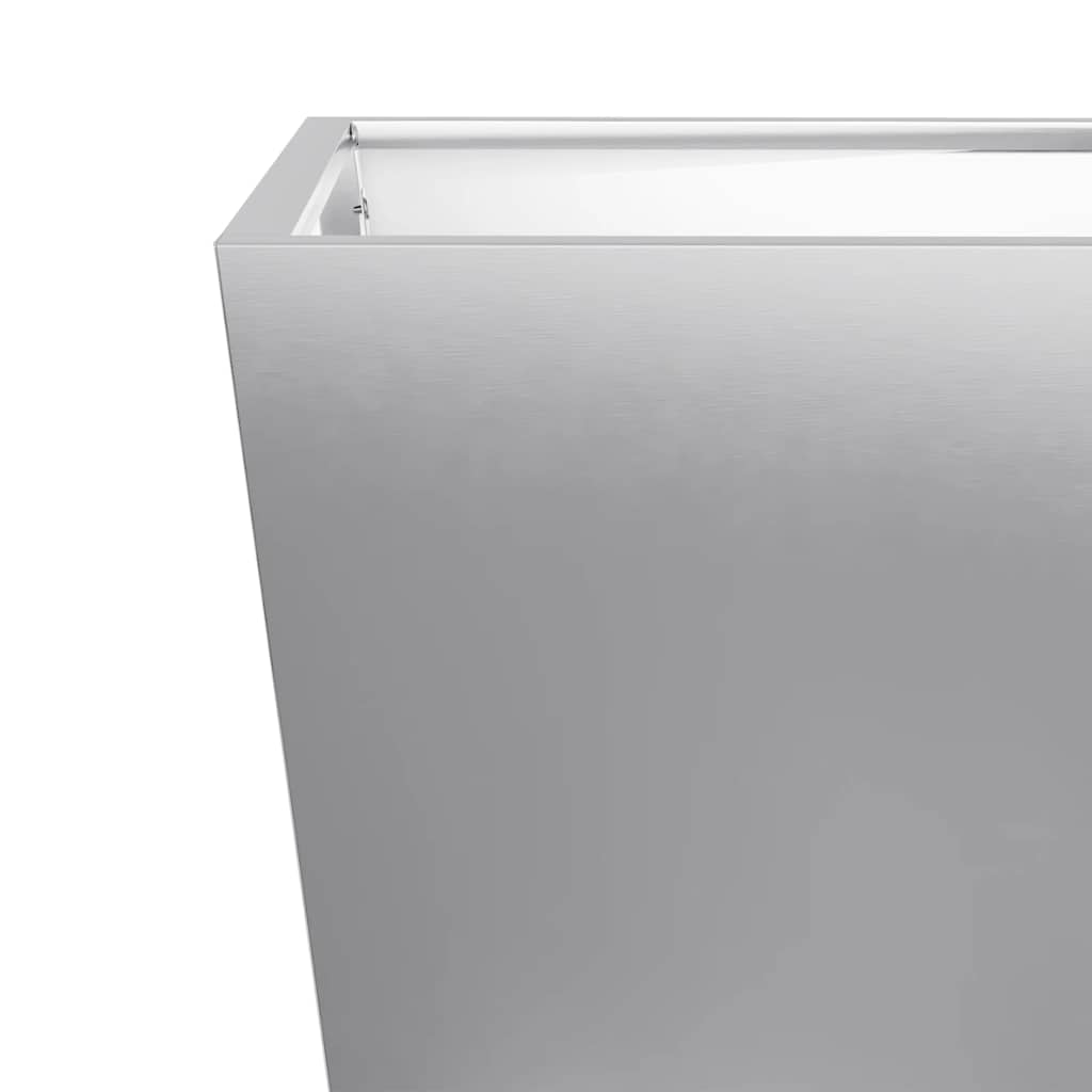 Garden Planter 50x50x50 cm Galvanised Steel