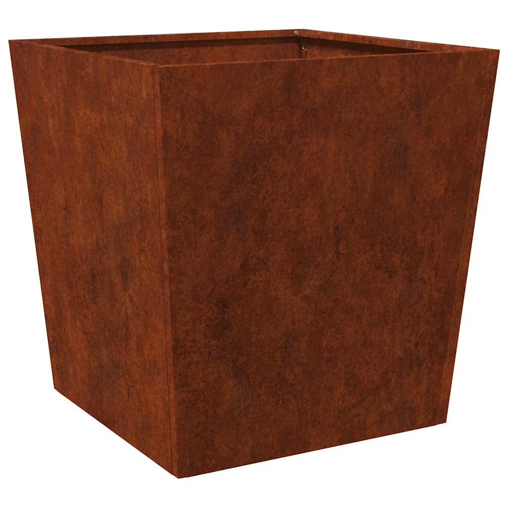 Garden Planter 50x50x50 cm Weathering Steel