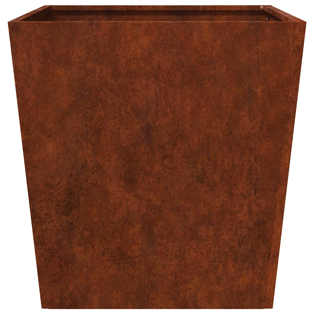 Garden Planters 2 pcs 50x50x50 cm Weathering Steel