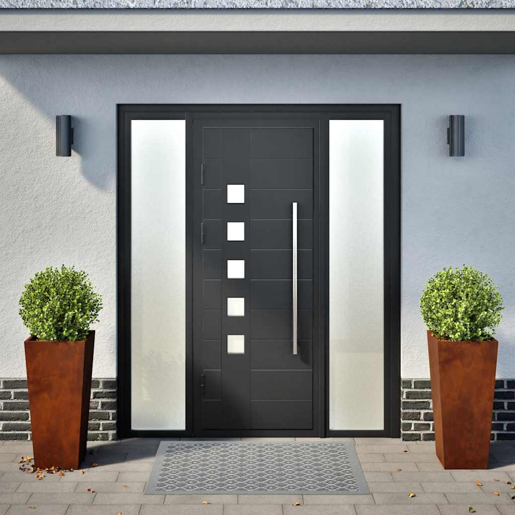 Garden Planters 2 pcs 35x35x75 cm Weathering Steel