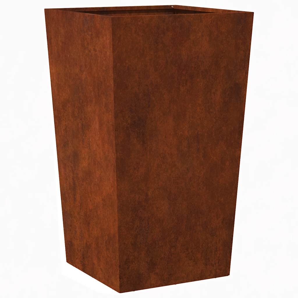 Garden Planter 45x45x75 cm Weathering Steel