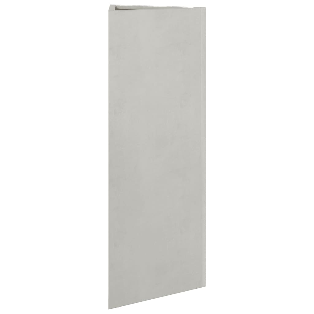 Garden Planter Triangular 30x26x75 cm Stainless Steel