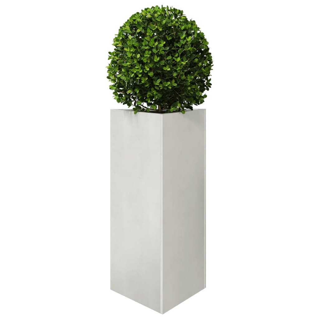 Garden Planter Triangular 40x34.5x75 cm Stainless Steel