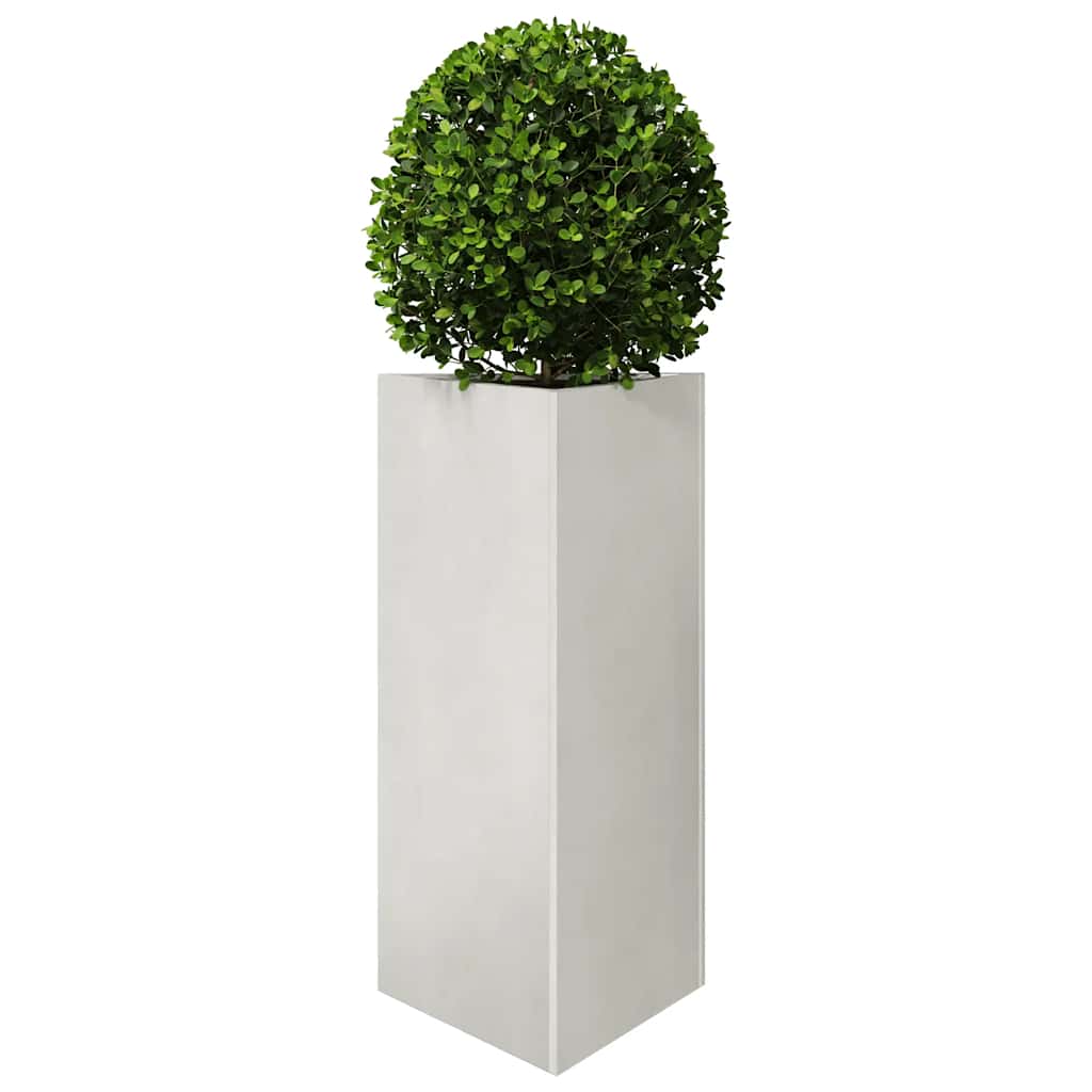 Garden Planters 2 pcs Triangular 40x34.5x75 cm Stainless Steel