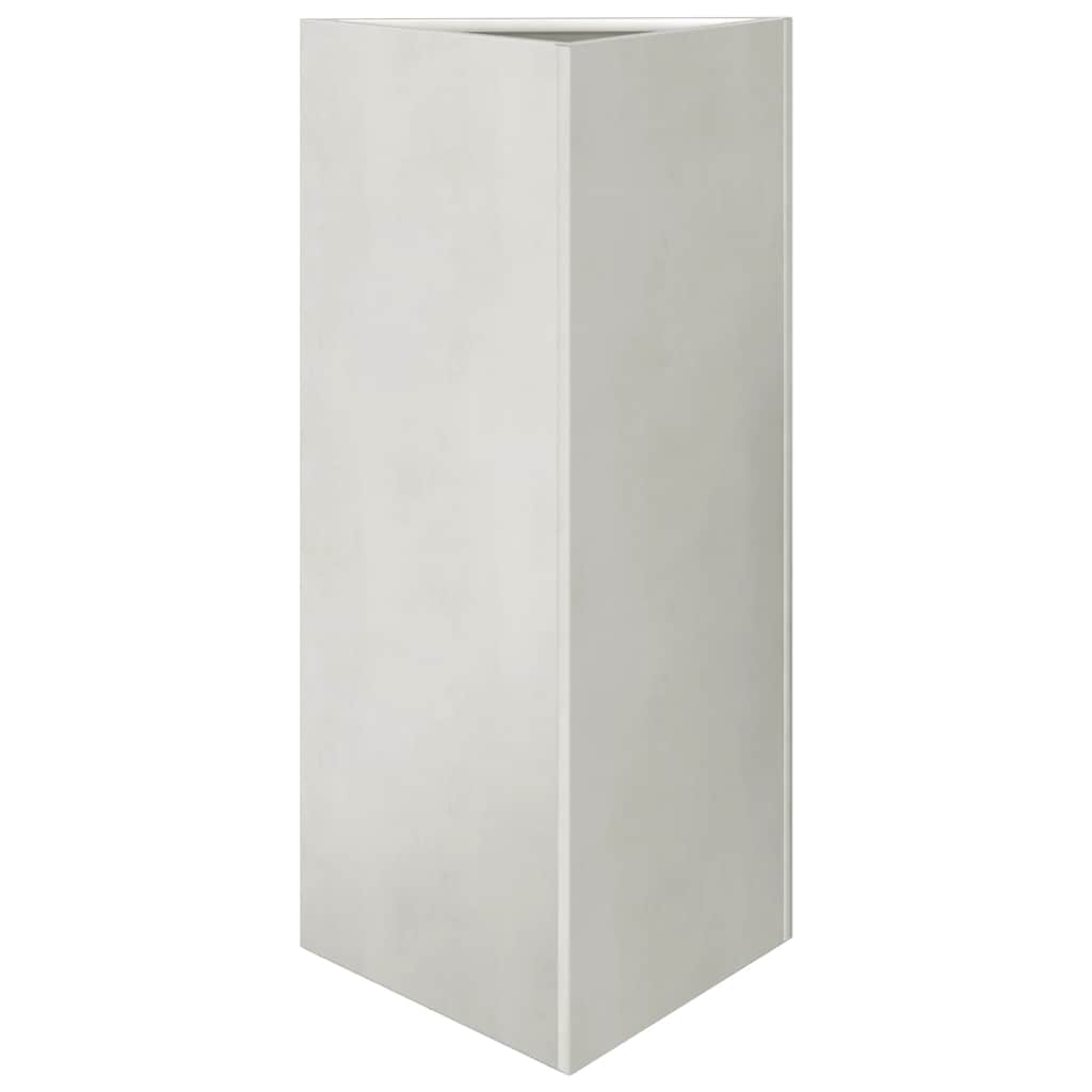 Garden Planters 2 pcs Triangular 40x34.5x75 cm Stainless Steel