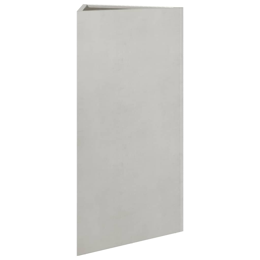 Garden Planters 2 pcs Triangular 40x34.5x75 cm Stainless Steel