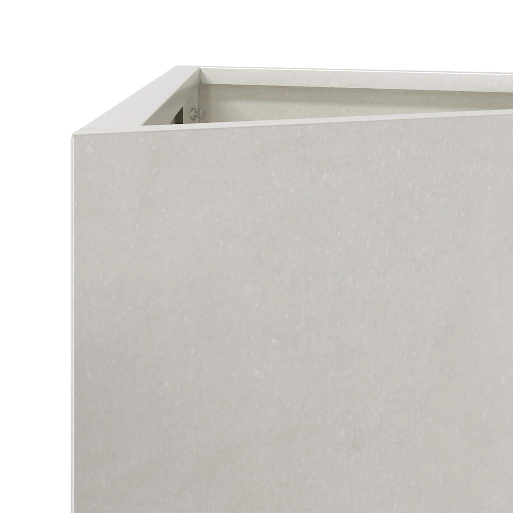 Garden Planters 2 pcs Triangular 40x34.5x75 cm Stainless Steel