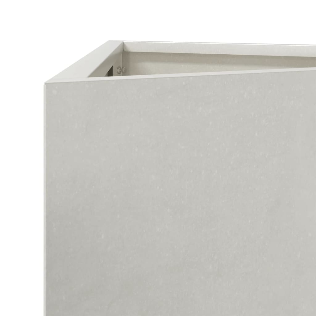 Garden Planter Triangular 50x43x75 cm Stainless Steel