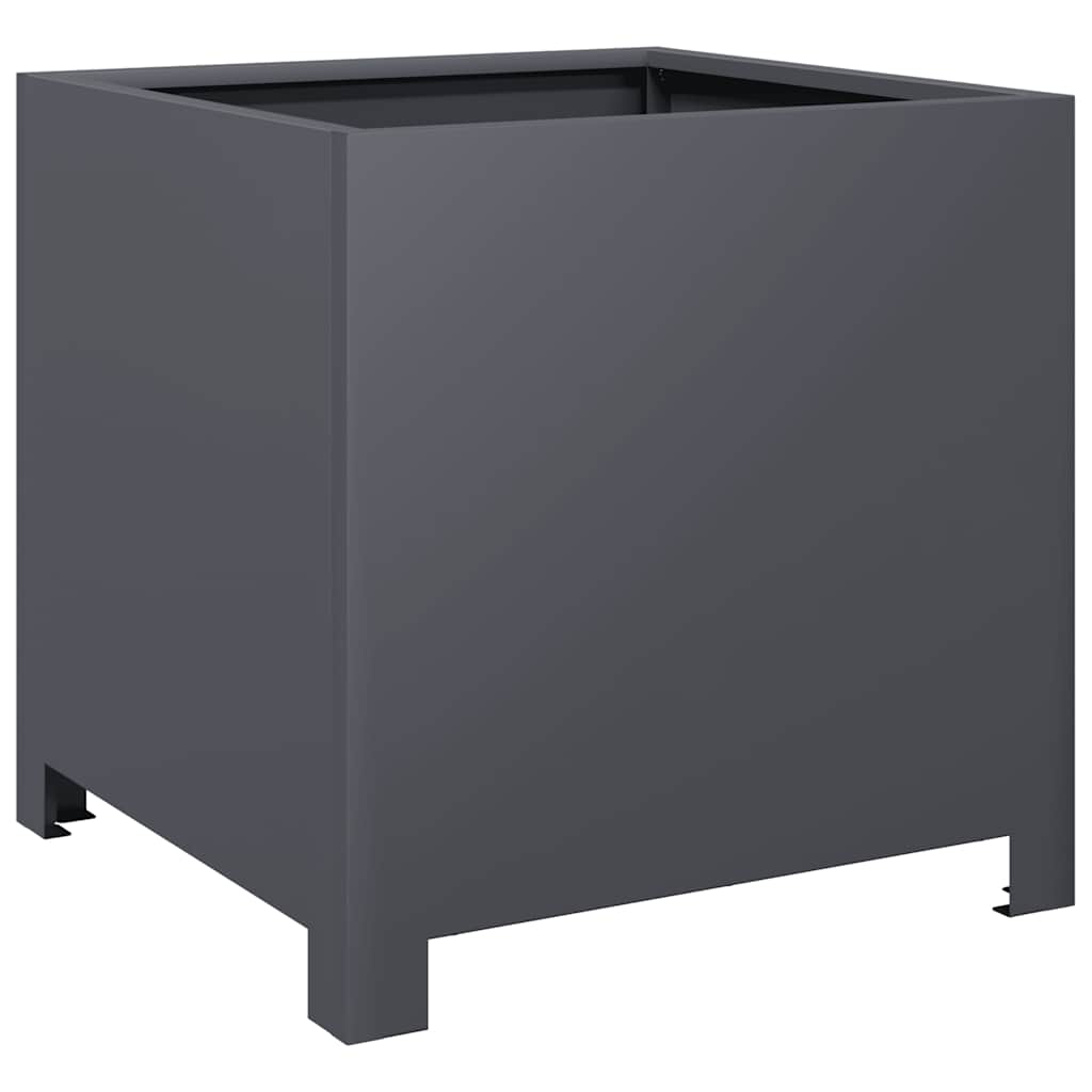 Garden Planter Anthracite 40x40x40 cm Steel