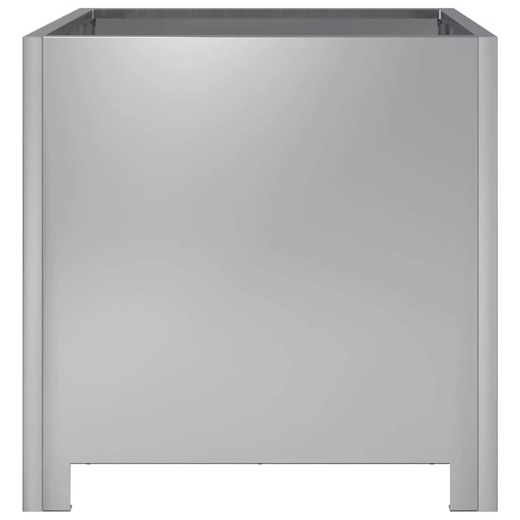 Garden Planters 2 pcs 40x40x40 cm Galvanised Steel