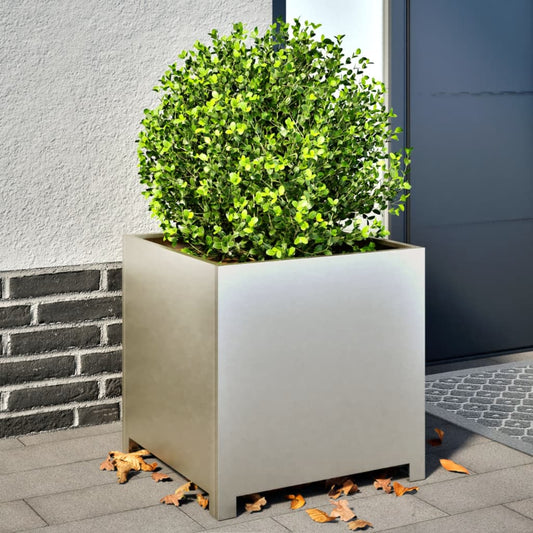 vidaXL Garden Planter 50x50x50 cm Stainless Steel