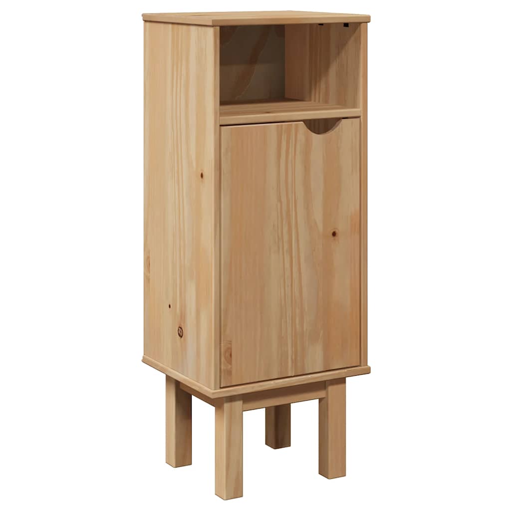 Bathroom Wall Cabinet "OTTA" 35x30x55 cm Solid Wood Pine