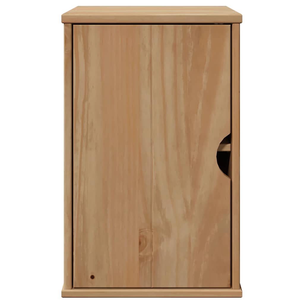 Bathroom Wall Cabinet "OTTA" 35x30x55 cm Solid Wood Pine