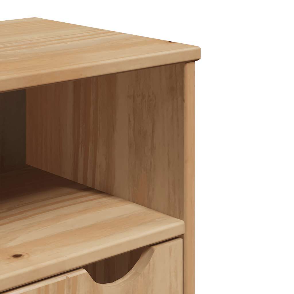 Bathroom Wall Cabinet "OTTA" 35x30x55 cm Solid Wood Pine