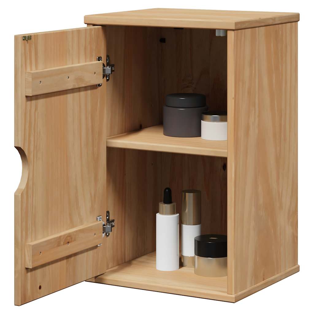 Bathroom Wall Cabinet "OTTA" 35x30x55 cm Solid Wood Pine