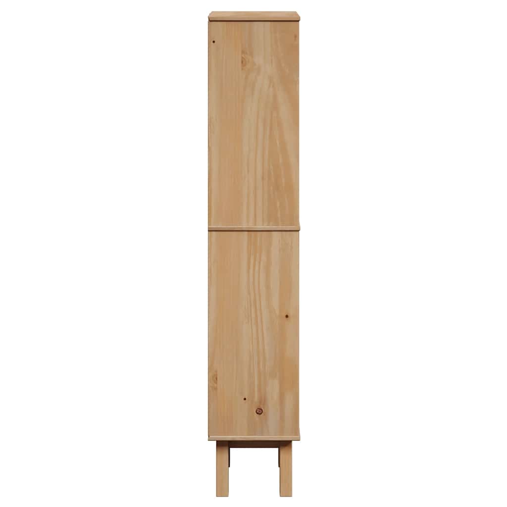 Bathroom Cabinet "OTTA" 35x30x159 cm Solid Wood Pine