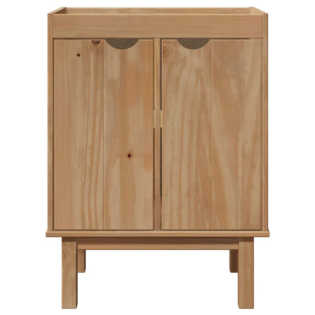 Bathroom Sink Cabinet "OTTA" 59x40x80 cm Solid Wood Pine