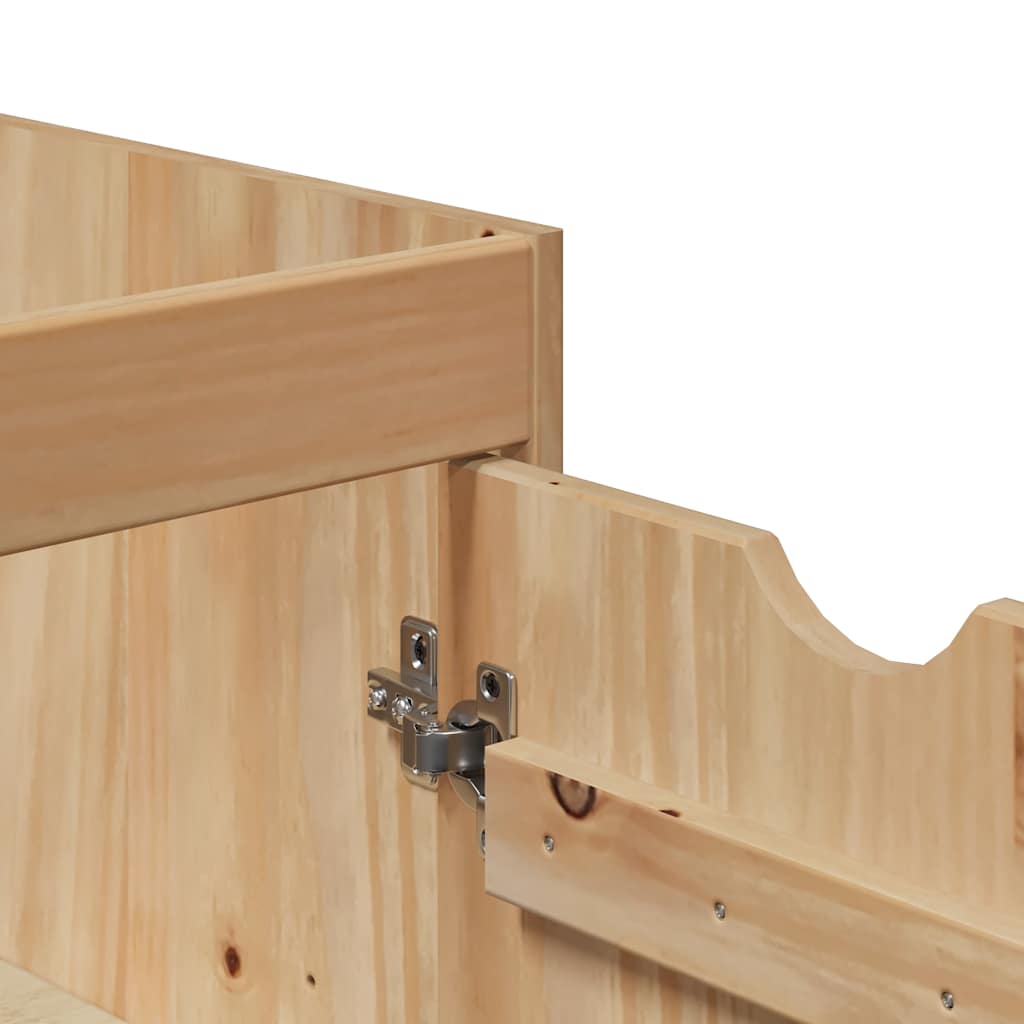 Bathroom Sink Cabinet "OTTA" 59x40x80 cm Solid Wood Pine