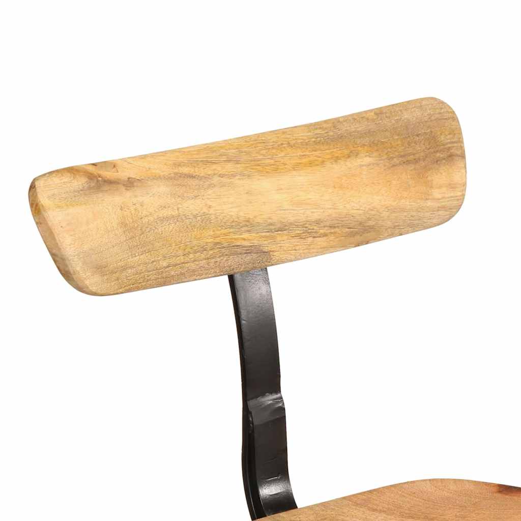 vidaXL Bar Stools 2 pcs 49x43x103 cm Solid Wood Mango