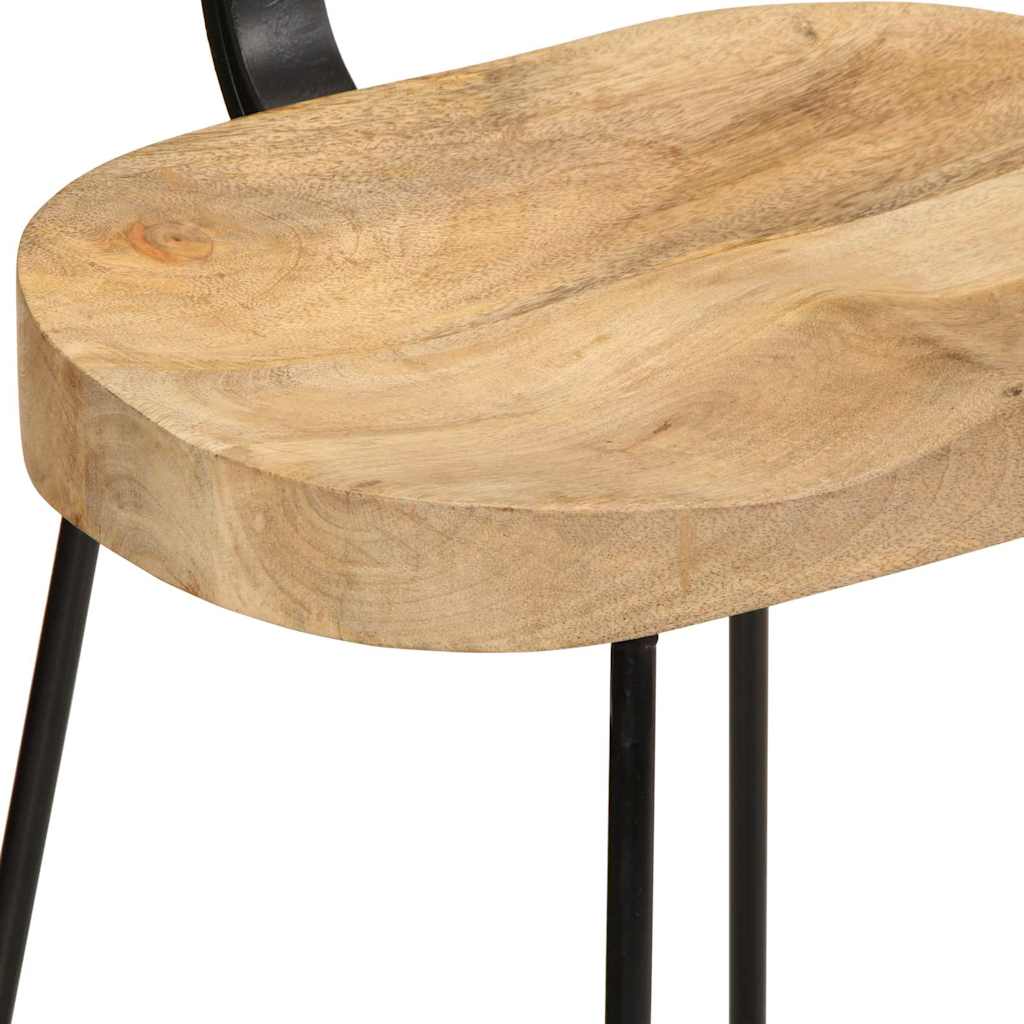 Bar Stools 2 pcs 49x43x88 cm Solid Wood Mango