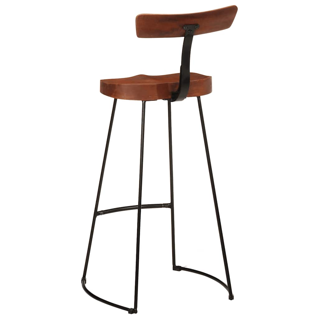 vidaXL Bar Stools 2 pcs 49x43x103 cm Solid Wood Mango