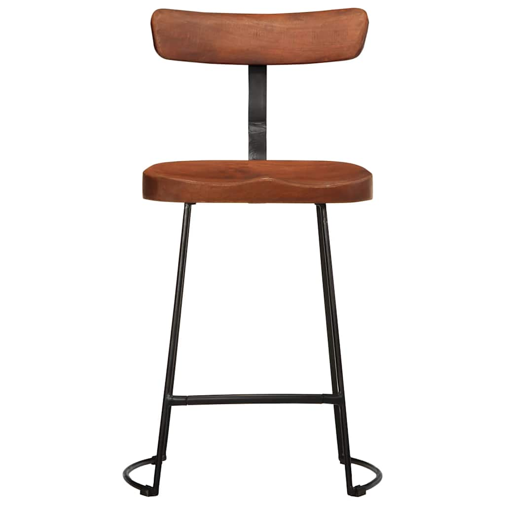 vidaXL Bar Stools 2 pcs 49x43x79 cm Solid Wood Mango