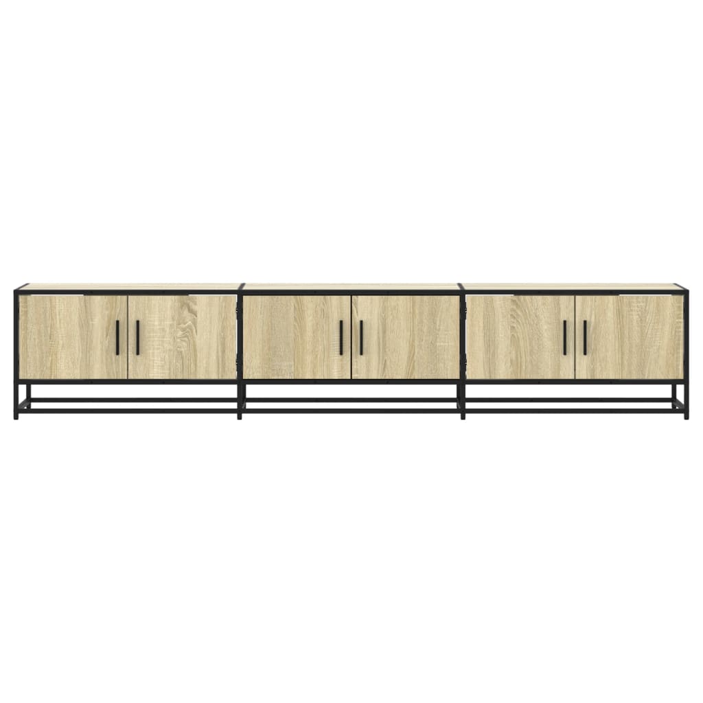 TV Cabinet Sonoma Oak 210x35x41 cm Engineered Wood