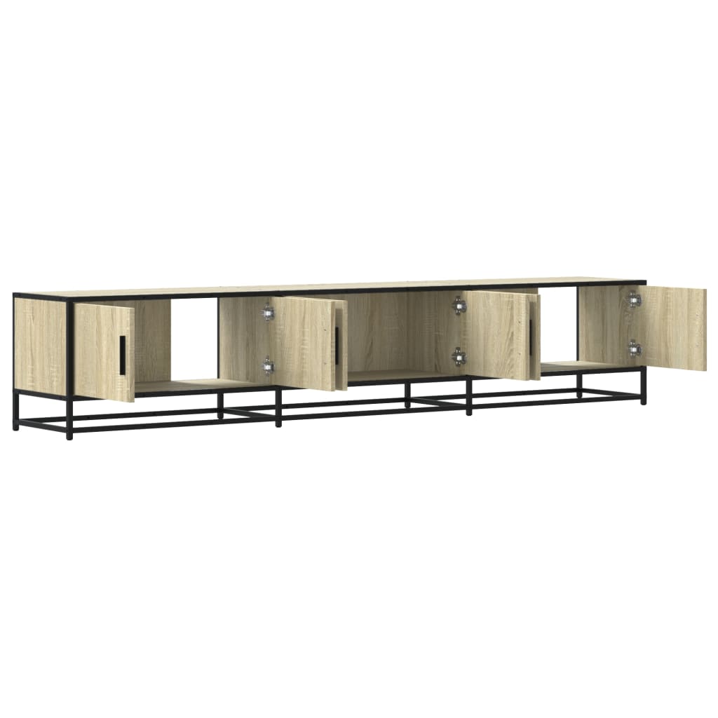 TV Cabinet Sonoma Oak 210x35x41 cm Engineered Wood