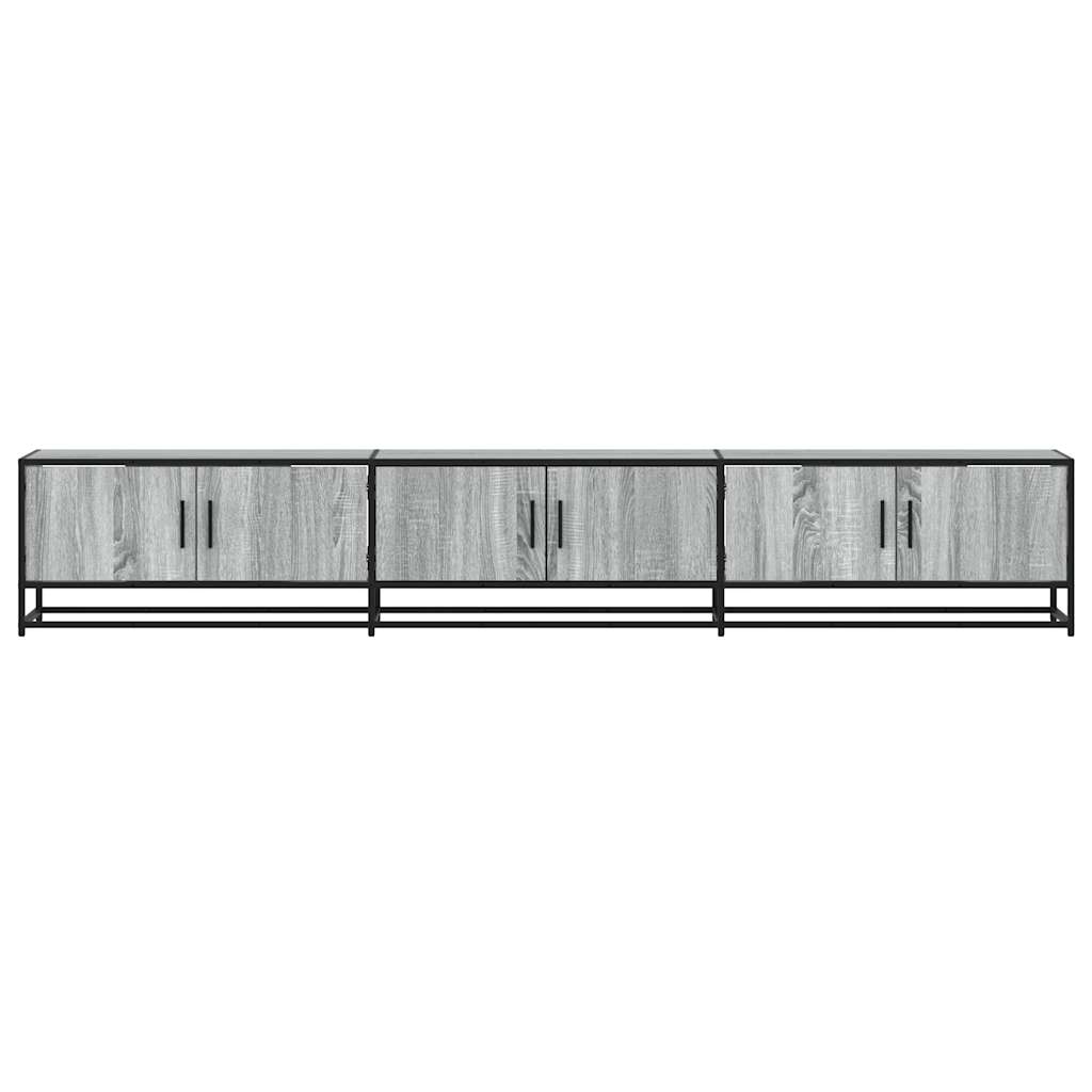 TV Cabinet Grey Sonoma 240x35x41 cm Engineered Wood