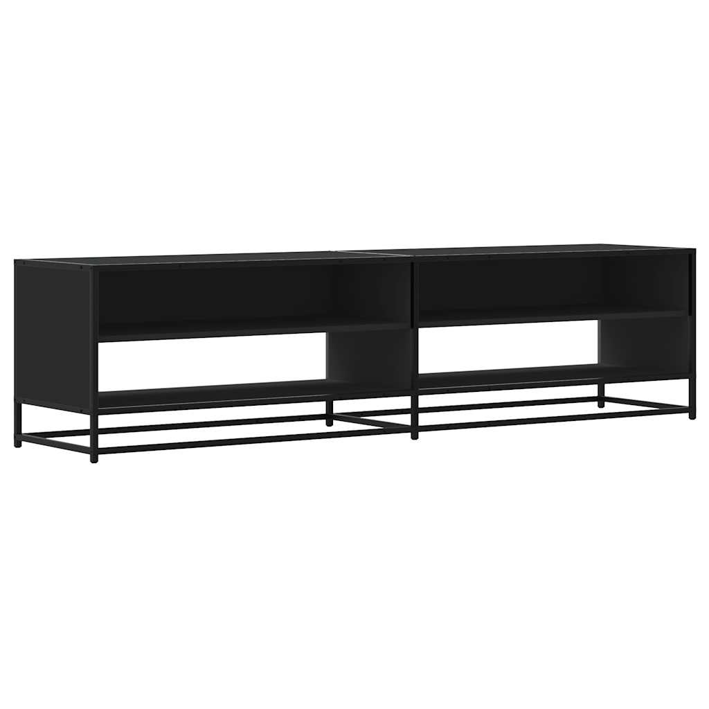TV Cabinet Black 180,5x40x46 cm Engineered Wood