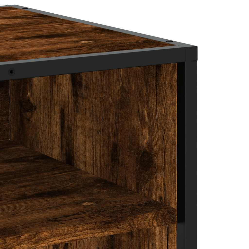TV Cabinet Smoked Oak 180,5x40x46 cm Engineered Wood