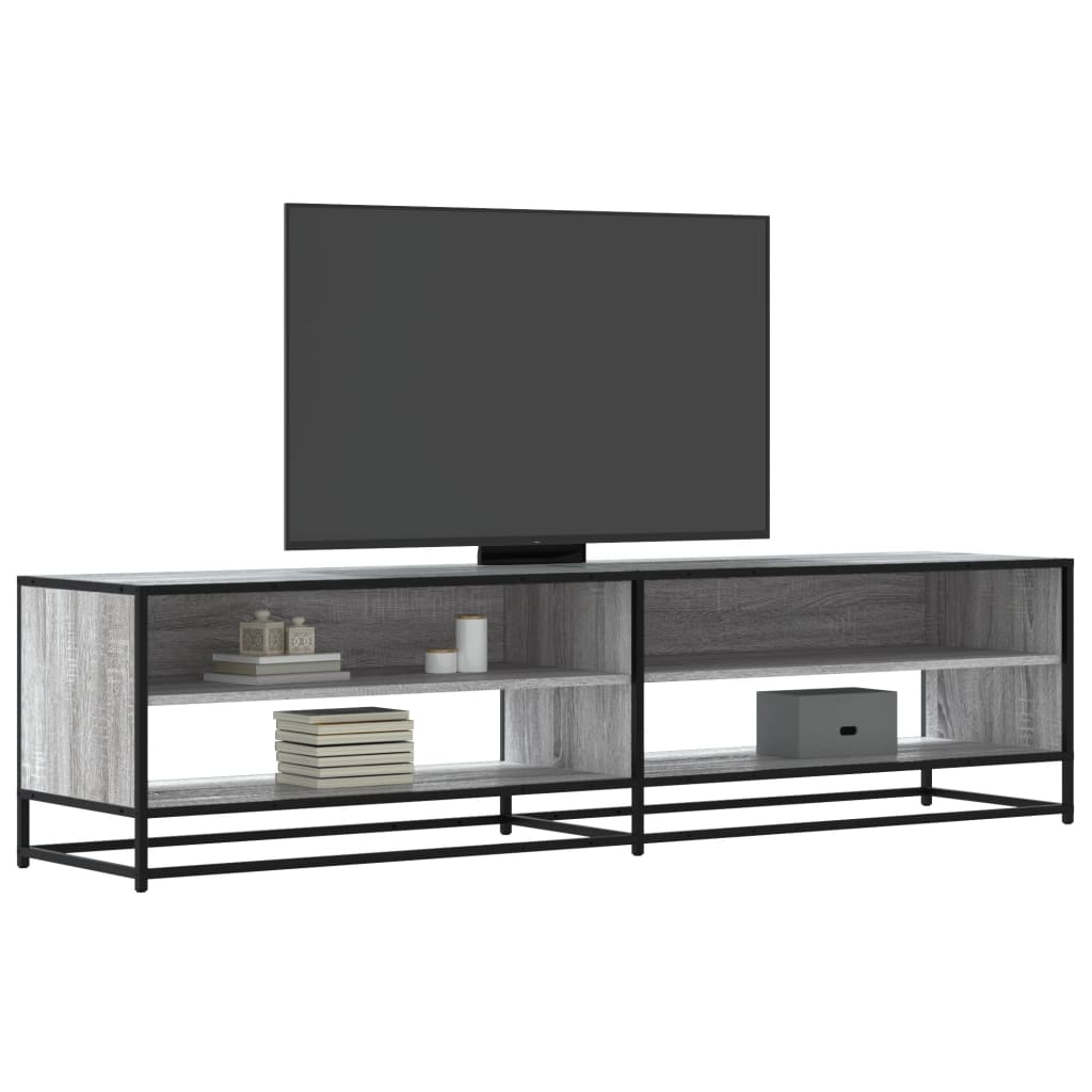 TV Cabinet Grey Sonoma 180,5x40x46 cm Engineered Wood
