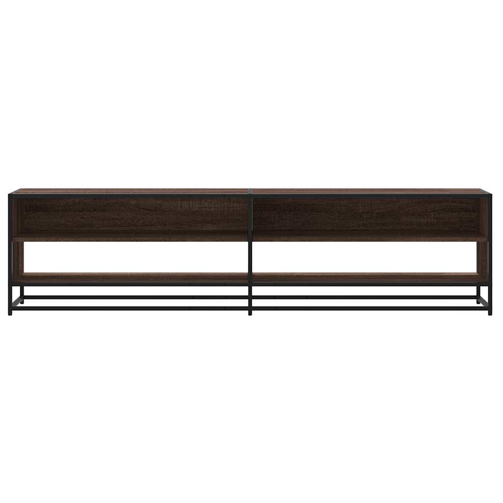 TV Cabinet Brown Oak 180,5x40x46 cm Engineered Wood