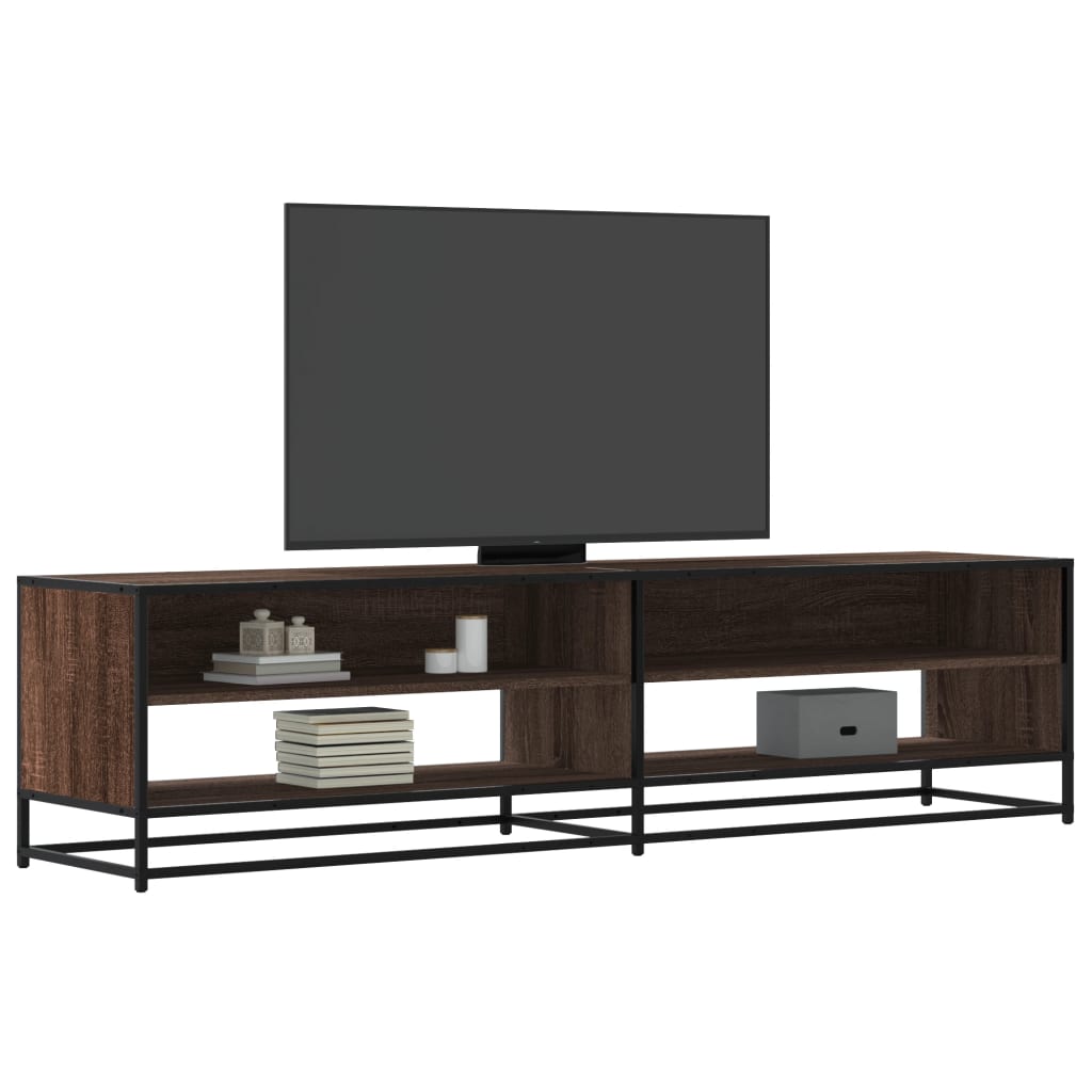 TV Cabinet Brown Oak 180,5x40x46 cm Engineered Wood