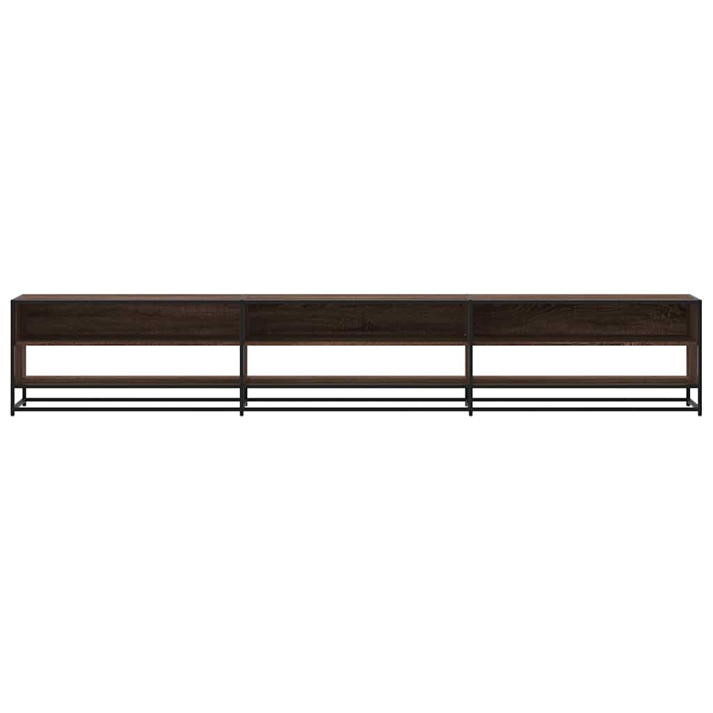 TV Cabinet Brown Oak 270x40x46 cm Engineered Wood
