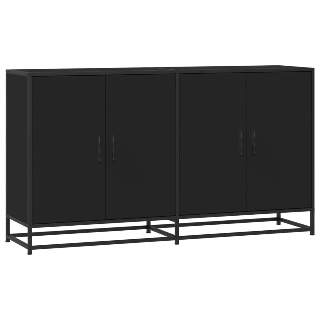 vidaXL Sideboard Black 134x35x76 cm Engineered Wood