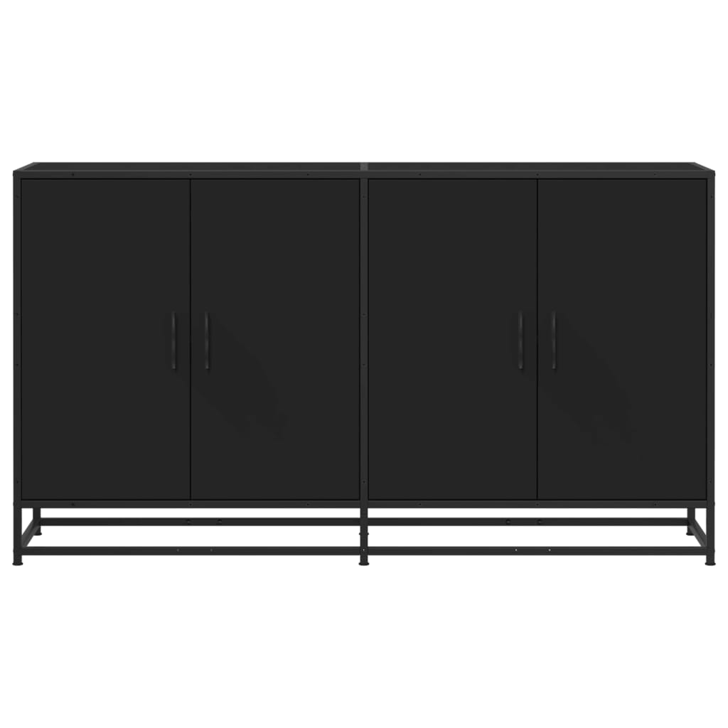 vidaXL Sideboard Black 134x35x76 cm Engineered Wood