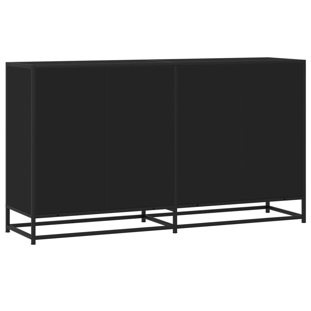 vidaXL Sideboard Black 134x35x76 cm Engineered Wood