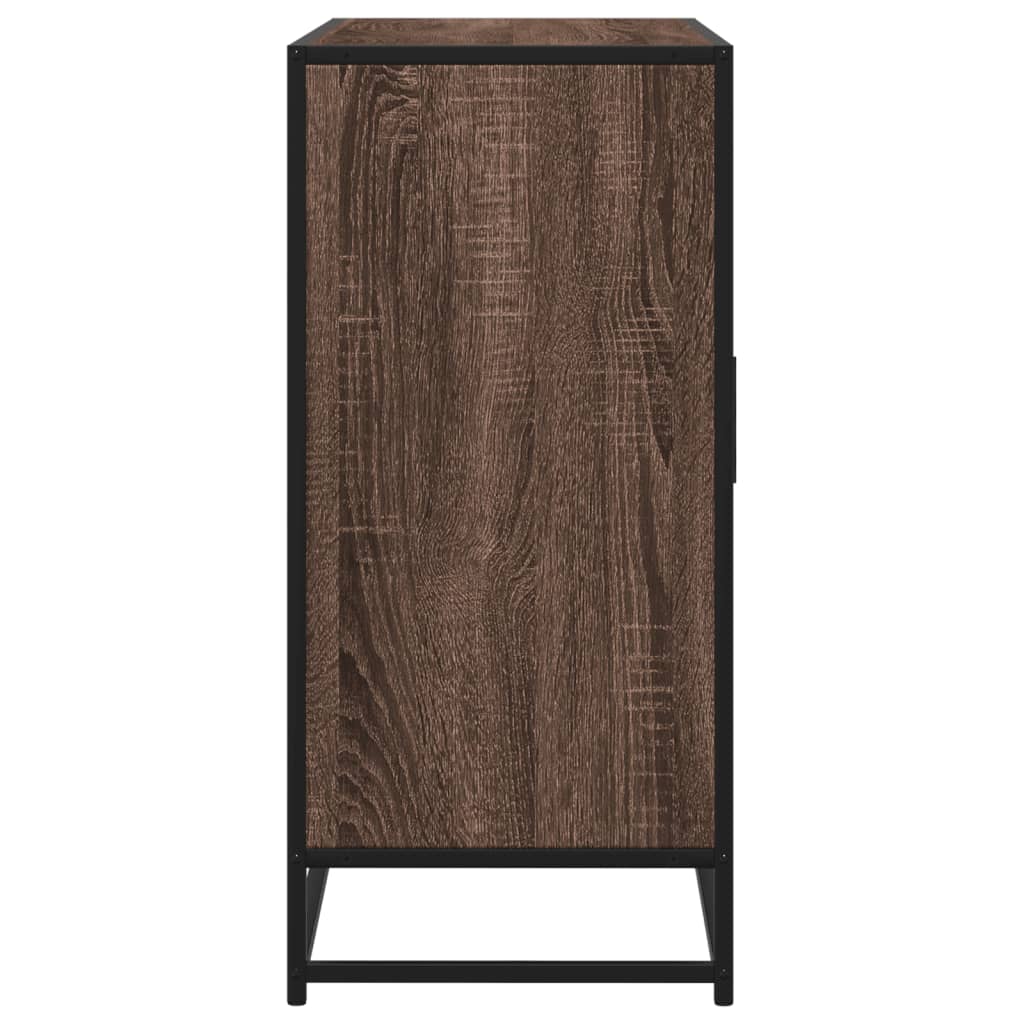 Sideboard Brown Oak 92x35x76 cm Engineered Wood