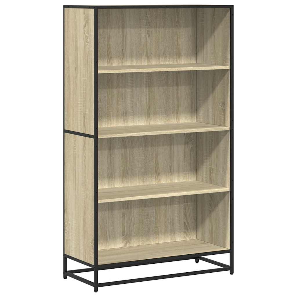 Bookcase Sonoma Oak 80,5x35x139 cm Engineered Wood