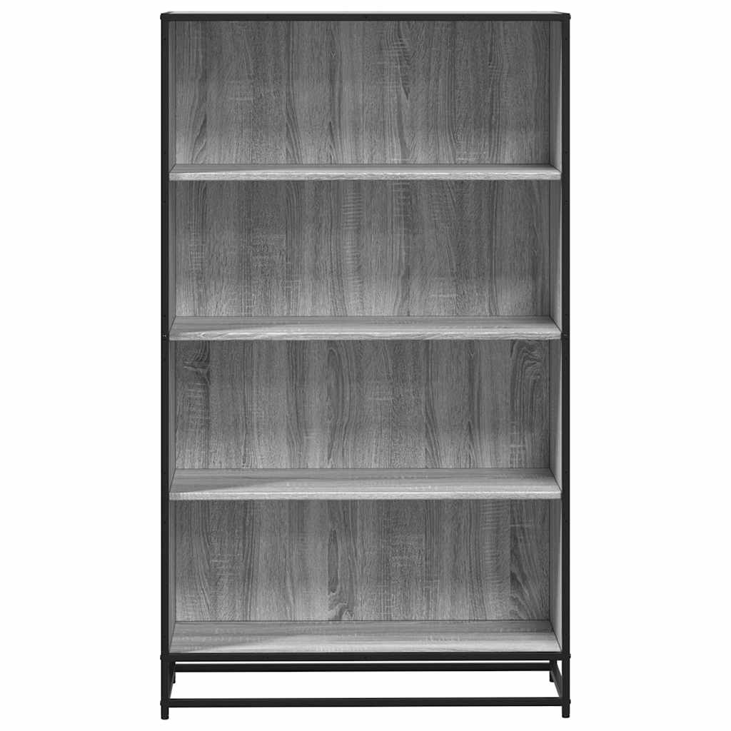 Bookcase Grey Sonoma 80,5x35x139 cm Engineered Wood