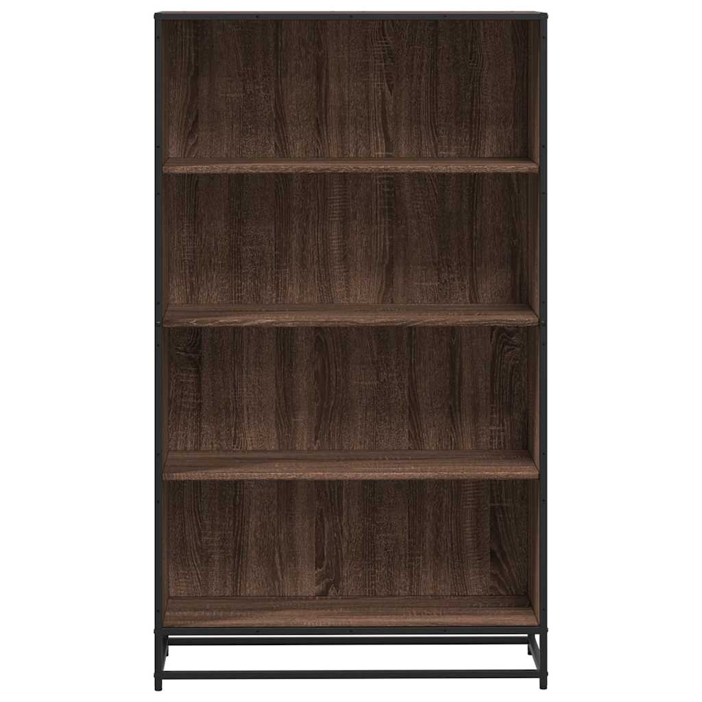 Bookcase Brown Oak 80,5x35x139 cm Engineered Wood