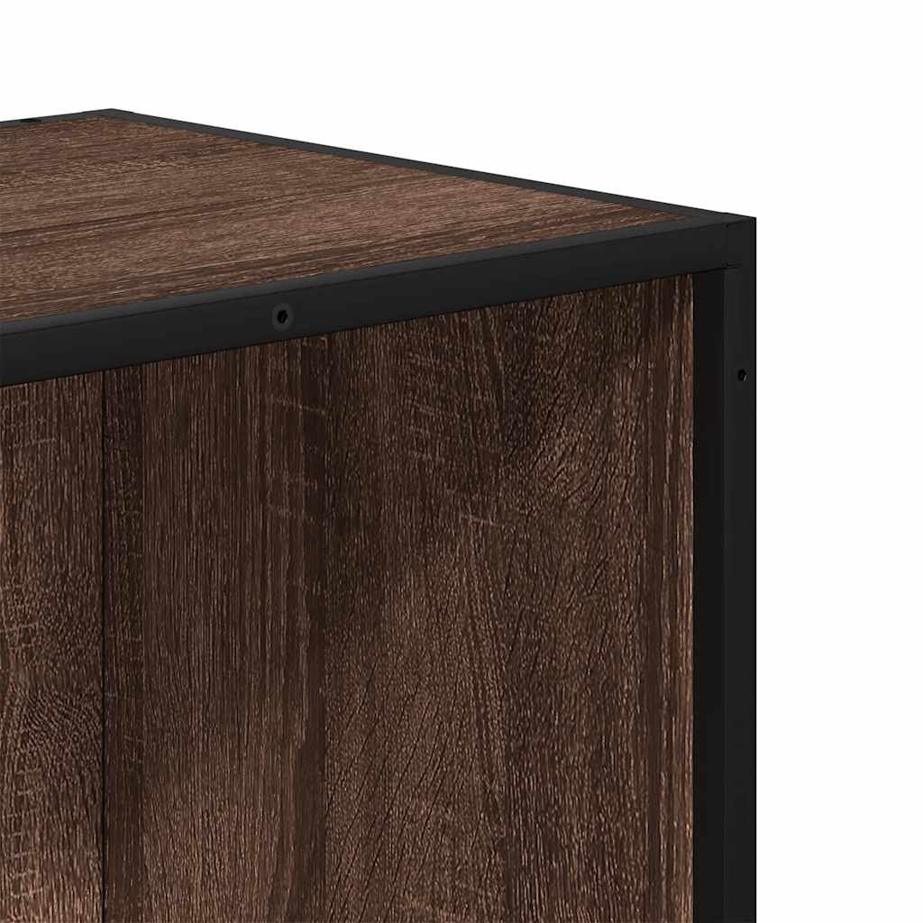 Bookcase Brown Oak 80,5x35x139 cm Engineered Wood