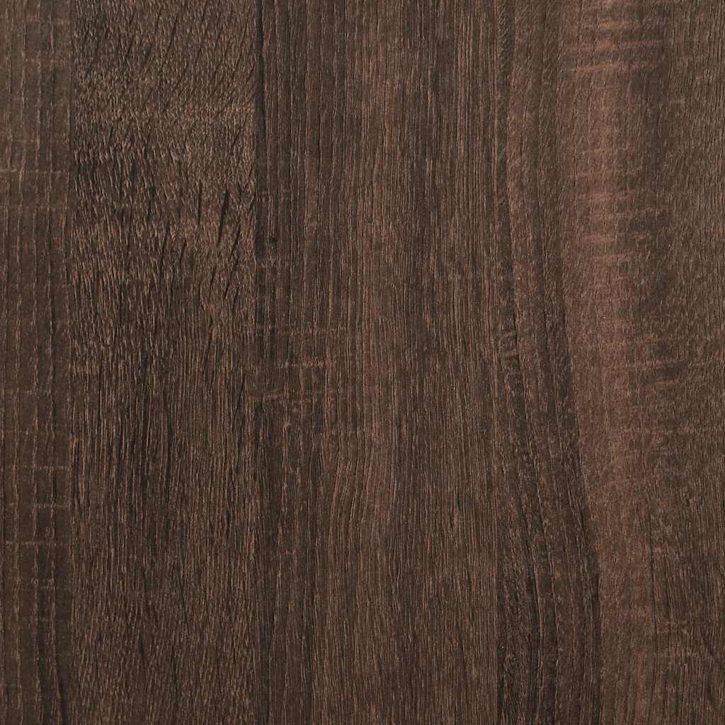 Bookcase Brown Oak 80,5x35x139 cm Engineered Wood